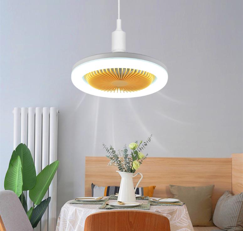 Ventilateur de plafond moderne à led