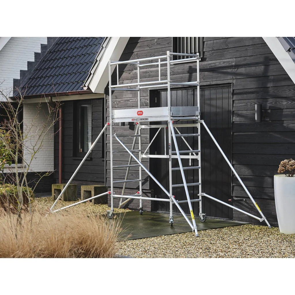 Échafaudage télescopique 7,80m Aluminium - démontable Échafaudage mobile