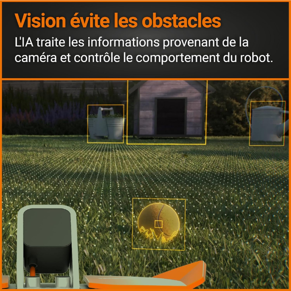 Robot tondeuse à gazon sans fil Vision 600 m²