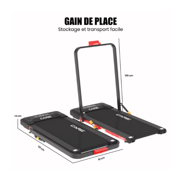 Tapis de marche Électrique Pliable- 8km/h