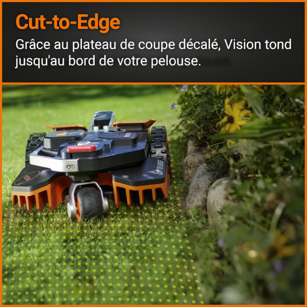 Robot tondeuse à gazon sans fil Vision 600 m²