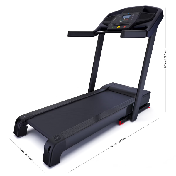 Tapis de Course Pliable T900D Connecté et Performant, 18 km/h, 50x143cm