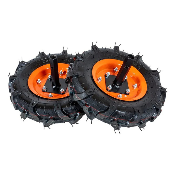Motoculteur Thermique 212cc + 6 fraises + 2 roues + butteur