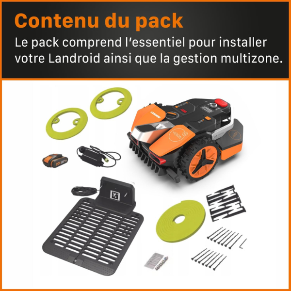 Robot tondeuse à gazon sans fil Vision 600 m²