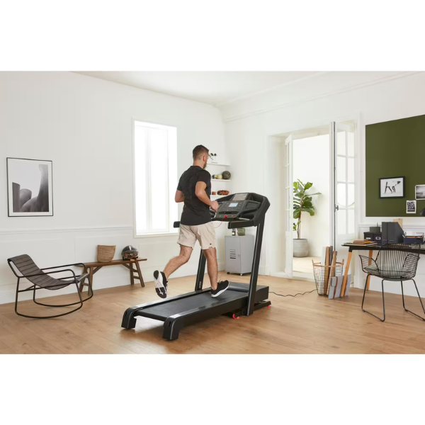 Tapis de Course Pliable T900D Connecté et Performant, 18 km/h, 50x143cm
