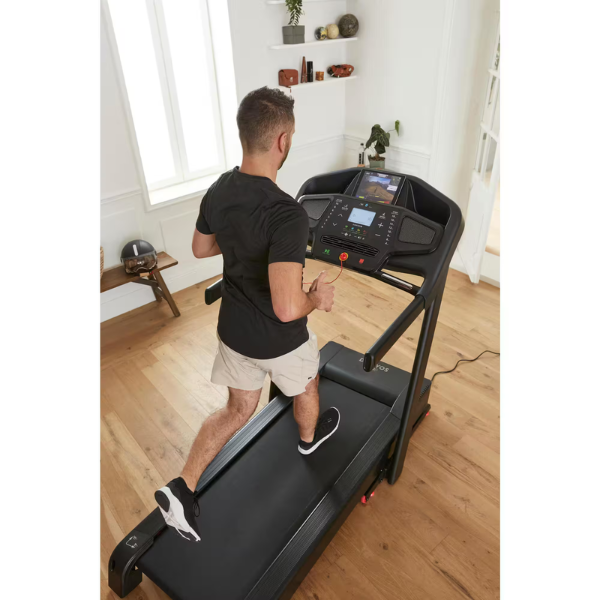 Tapis de Course Pliable T900D Connecté et Performant, 18 km/h, 50x143cm